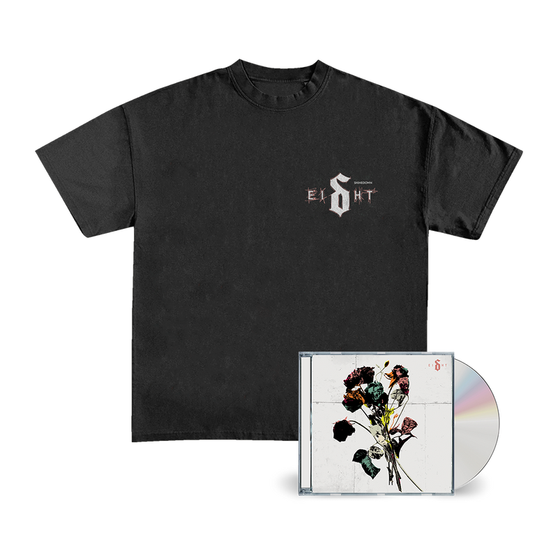 EI8HT - Tee & CD with Signed Artcard | Shinedown