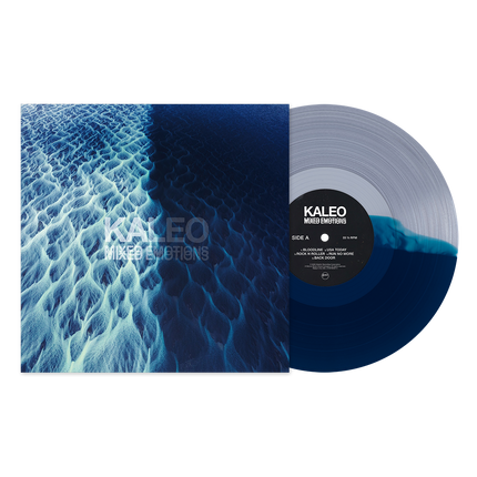 MIXED EMOTIONS VINYL (Blue & Clear Split Colored) + Signed artcard