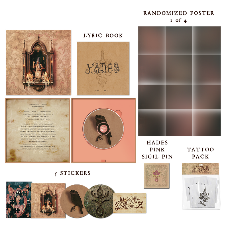 Hades Pink Sigil Enamel Pin + CD Box Set | Melanie Martinez