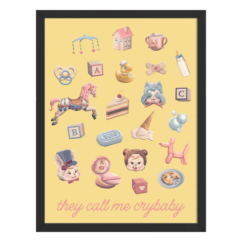 They Call Me Crybaby Unframed Poster | Melanie Martinez