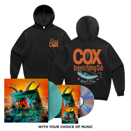 Cox Endemic Fishing Club Hoodie & Album Bundle | Brad Cox