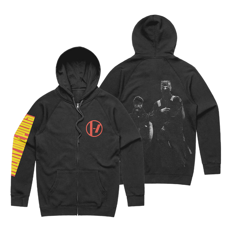 CLANCY BLOCKSLEEVE ZIP-UP HOODIE | Twenty One Pilots