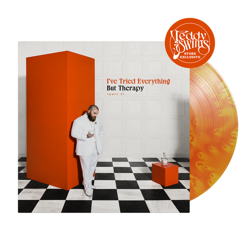 I've Tried Everything But Therapy (Part 2) Orange Sunset Vinyl LP | Teddy Swims 