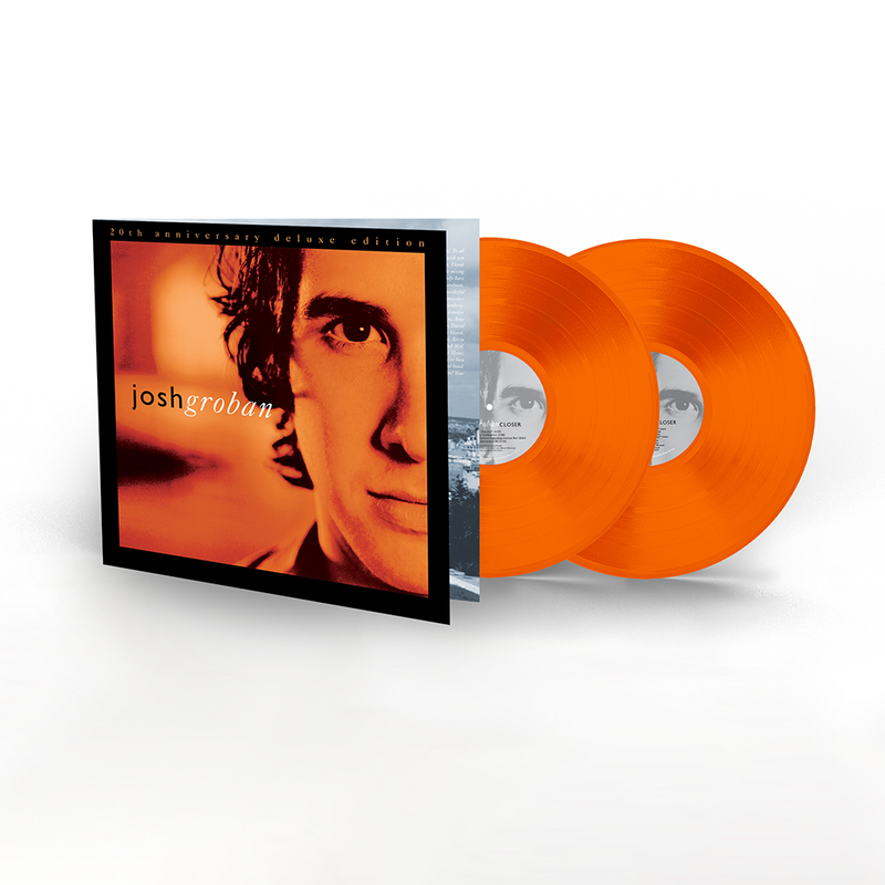 Josh Groban Closer 20th Anniversary Deluxe Edition 2LP Orange Vinyl