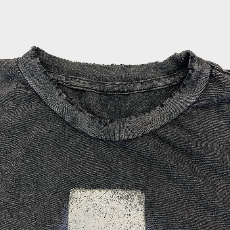 Crucifix Distressed Tee | Nessa Barrett