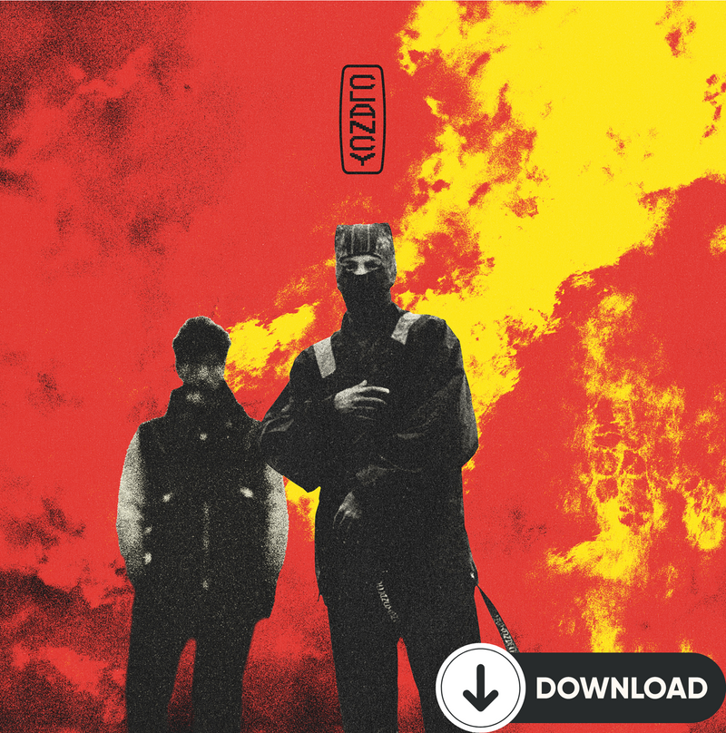 BLOCK WORDMARK BLACK HOODIE + CHOICE OF MUSIC | Twenty One Pilots