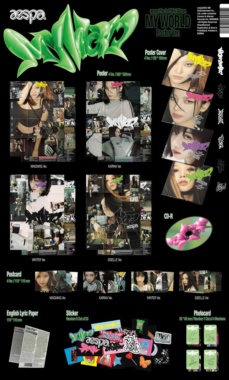 MY WORLD Poster Version (NINGNING Cover)