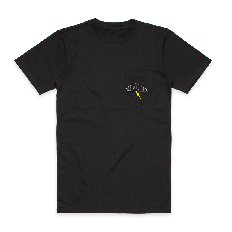 Frightened Rabbit Sing The Greys Lightning Bolt Pocket T-shirt Black