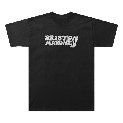 Black Briston Vintage Logo Tee