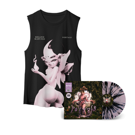 Melanie Martinez Portals Black Tank Signed Artcard Vinyl
