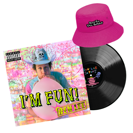 I'M FUN! Black Vinyl + Bucket Hat Bundle
