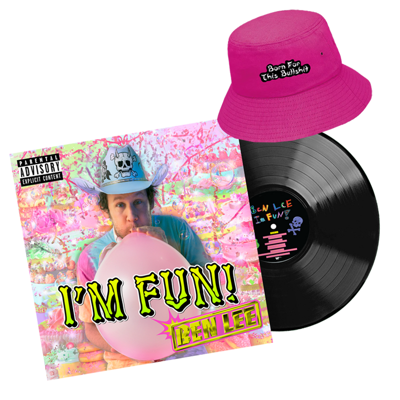 I'M FUN! Black Vinyl + Bucket Hat Bundle