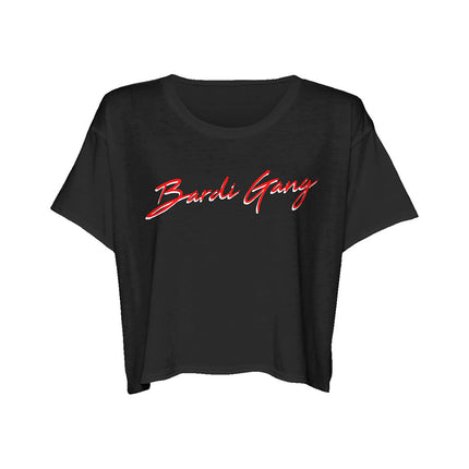 Bardi Gang 3D Script Crop Top