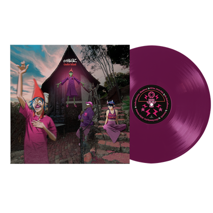 Gorillaz Cracker Island Exclusive Transparent Purple Vinyl