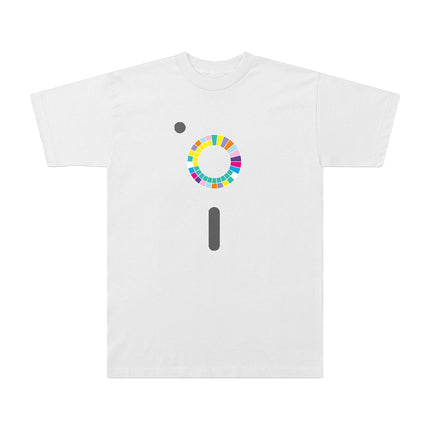 New Order Blue Monday Wheel White T-Shirt