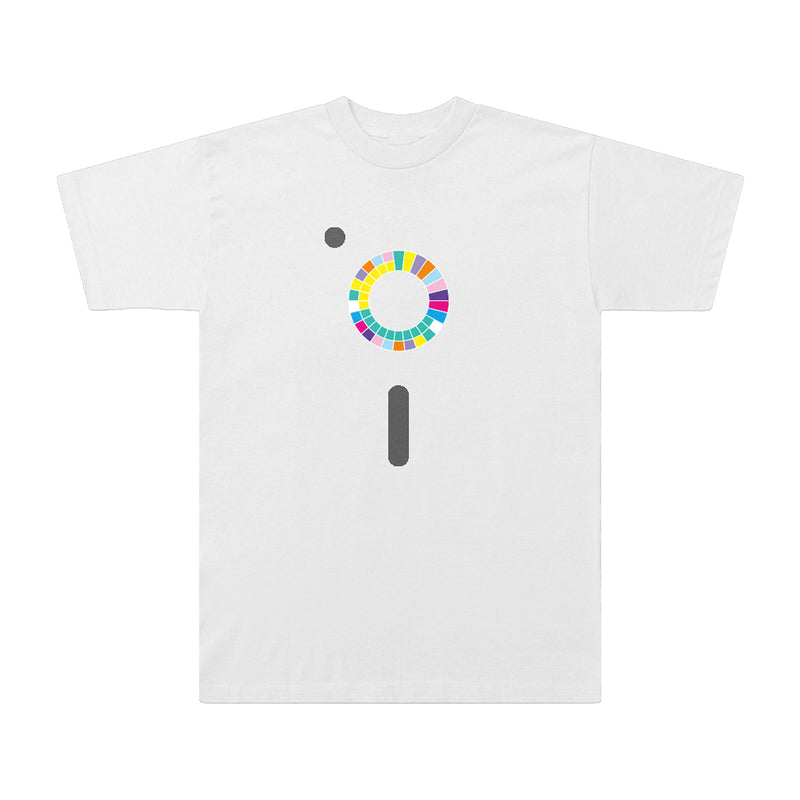 New Order Blue Monday Wheel White T-Shirt