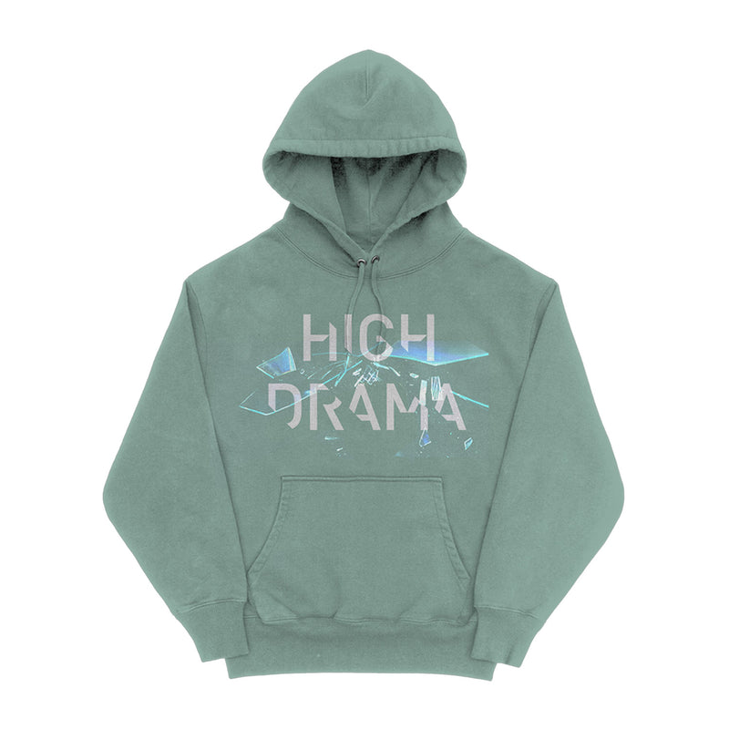 Adam Lambert High Drama Text Hoodie Green