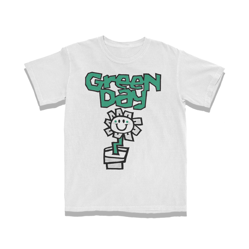 Green Day Kerplunk Flower Tracklist T-Shirt