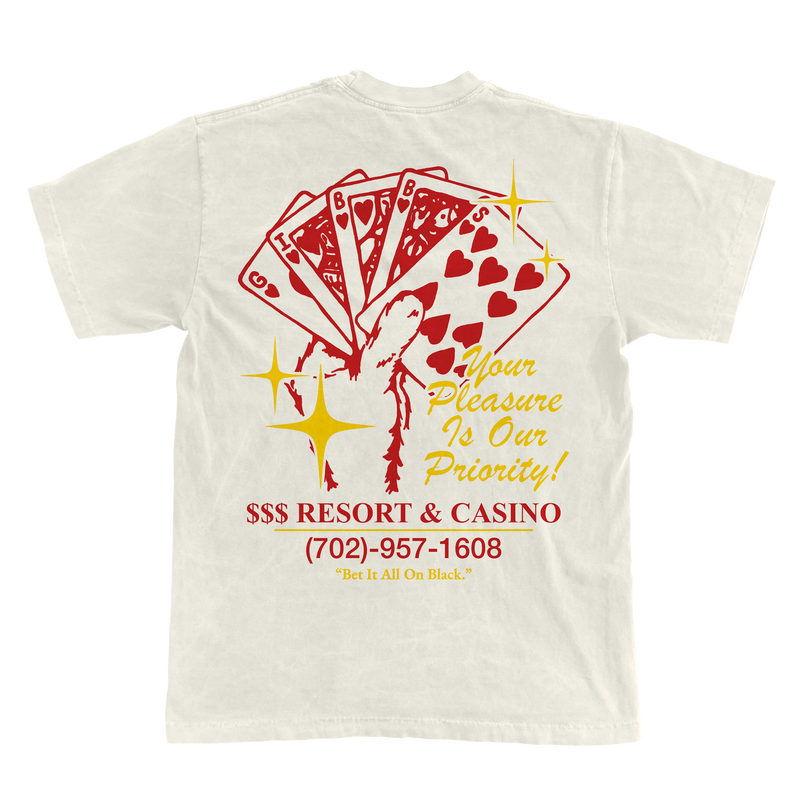$$$ Resort & Casino Tee - White