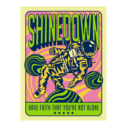 Shinedown Have Faith Screen Printed Poster