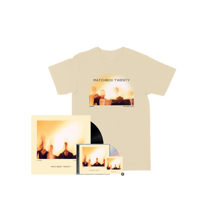 Matchbox Twenty Where The Light Goes Album Cover Tee Bundle