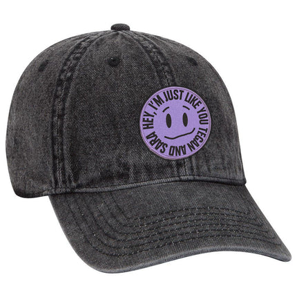 Kinda Smiley Denim Cap