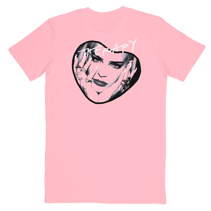 Therapy Photo Heart T-shirt Pink