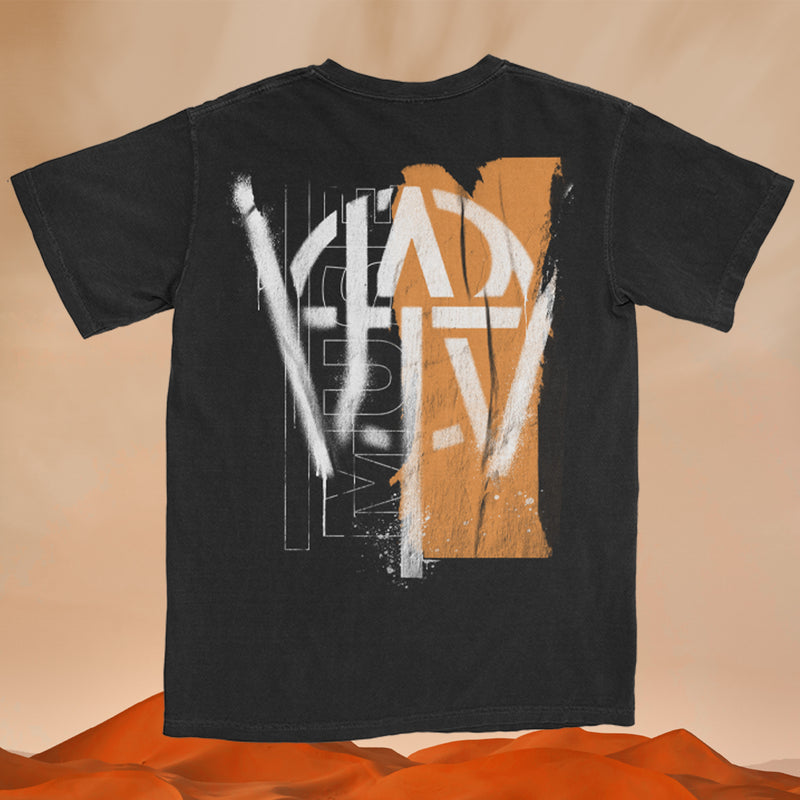 Will of the People Orange Stencil T-Shirt