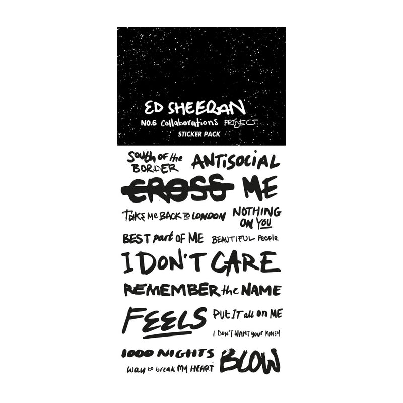 No. 6 Sticker Pack